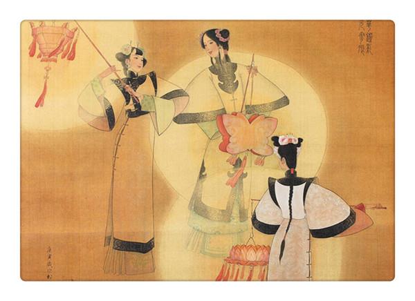 600x436 Lantern Festival In The Chinese Paintings - Chinese Culture Painting