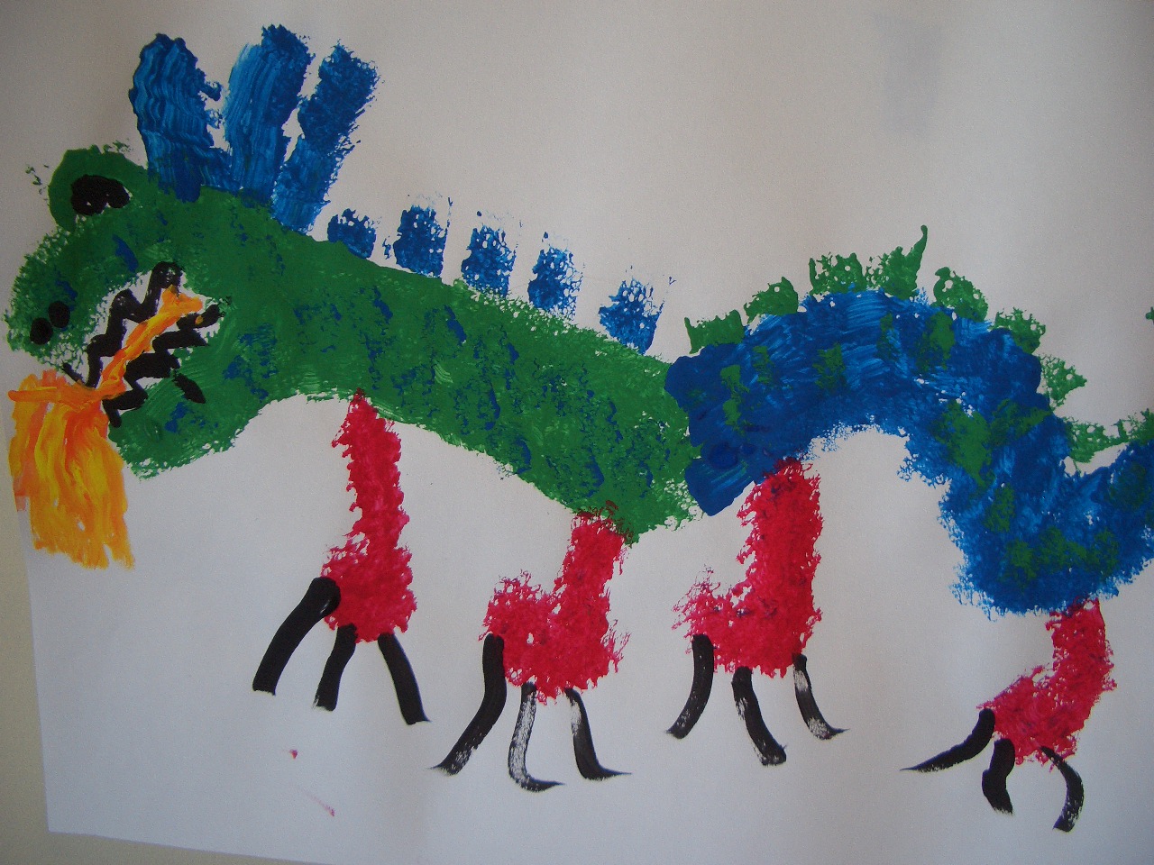 Chinese Dragon Painting For Kids at Explore