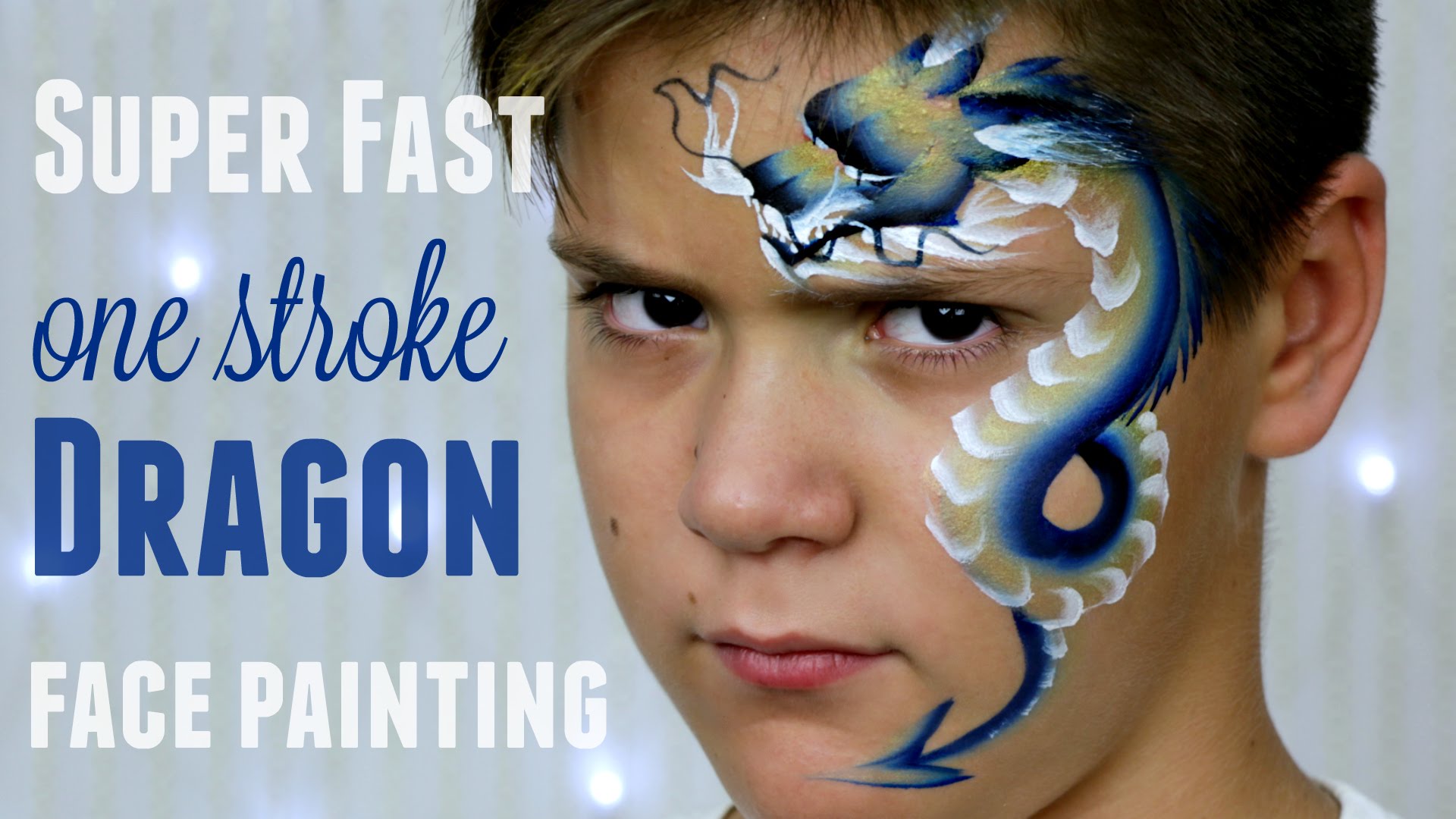 1920x1080 One Stroke Chinese Dragon Fast Amp Easy Face Painting Tutorial - Chinese Dragon Painting For Kids