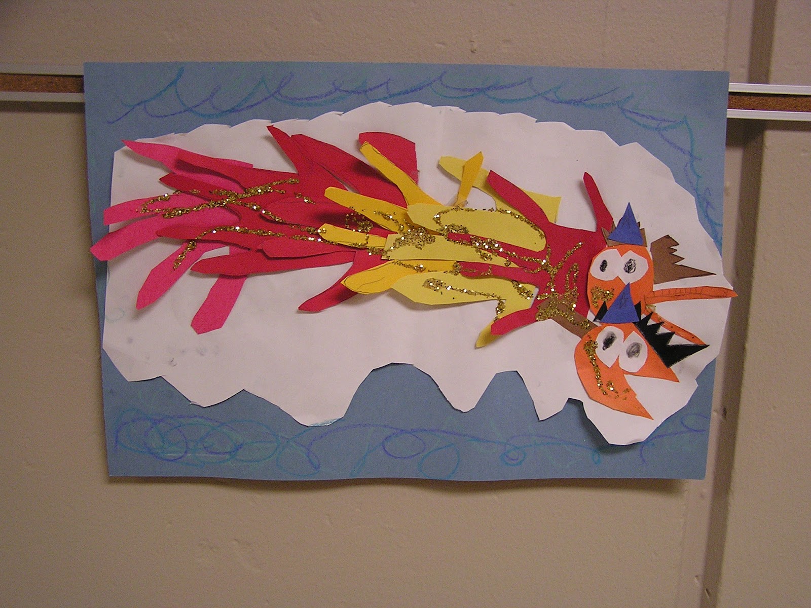 1600x1200 B Art Z Elementary Art Chinese Dragons 2nd Grade - Chinese Dragon Painting For Kids