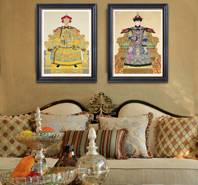 640x600 Online Shop Canvas Painting Chinese Style Traditional Painting - Chinese Emperor Painting