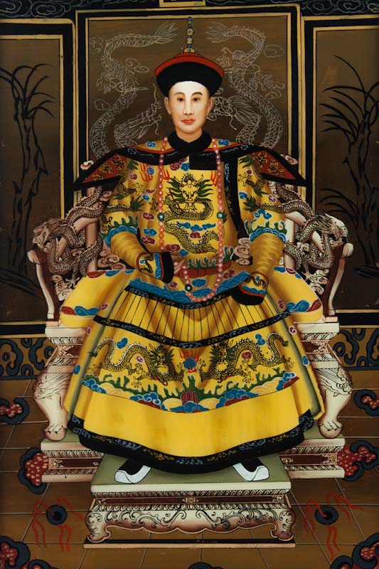 533x800 Chinese Reverse Paintings On Glass - Chinese Emperor Painting