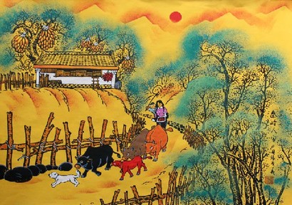 410x288 Overview Of Chinese Farmer Painting (Other Name Chinese Peasant - Chinese Farmer Painting