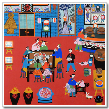 418x420 - Chinese Farmer Painting