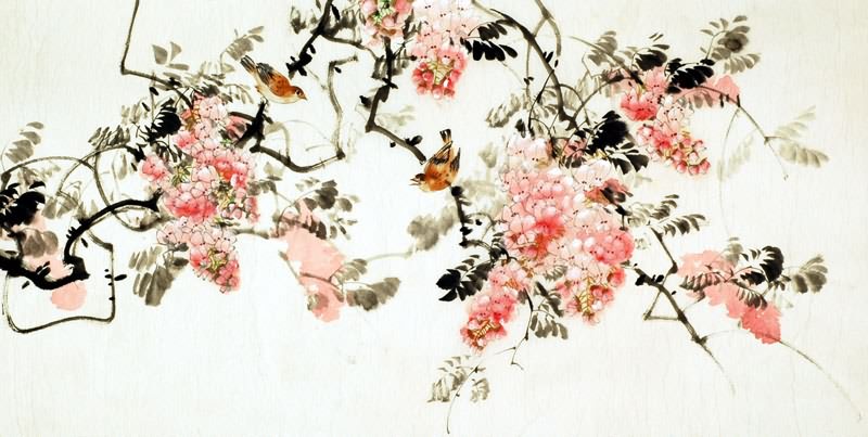 800x403 Chinese Other Flowers Painting Other Flowers 2322017, 66cm X 136cm - Chinese Flower Painting
