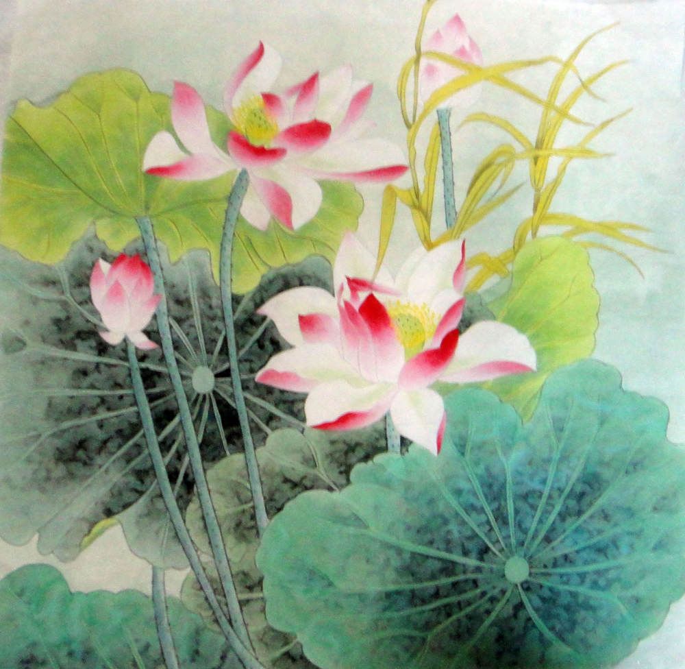 Chinese Flower Painting at PaintingValley.com | Explore collection of ...