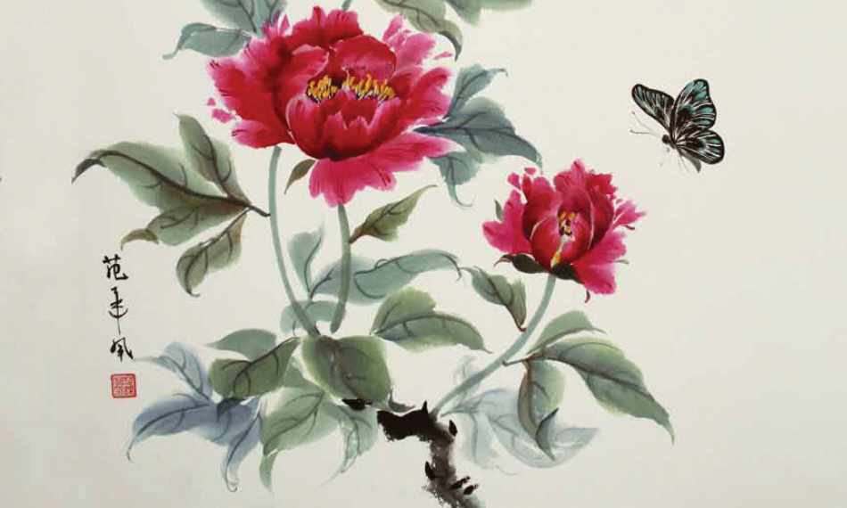 950x570 Chinese Brush Painting Books - Chinese Flower Painting