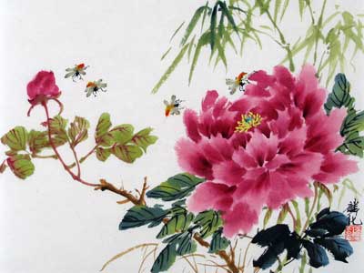 400x300 Chinese Flower Paintings - Chinese Flower Painting