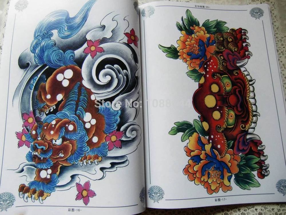 1000x750 Wholesale Traditional Chinese Style Tang Lucky Lion Foo Dog Tattoo - Chinese Foo Dog Painting