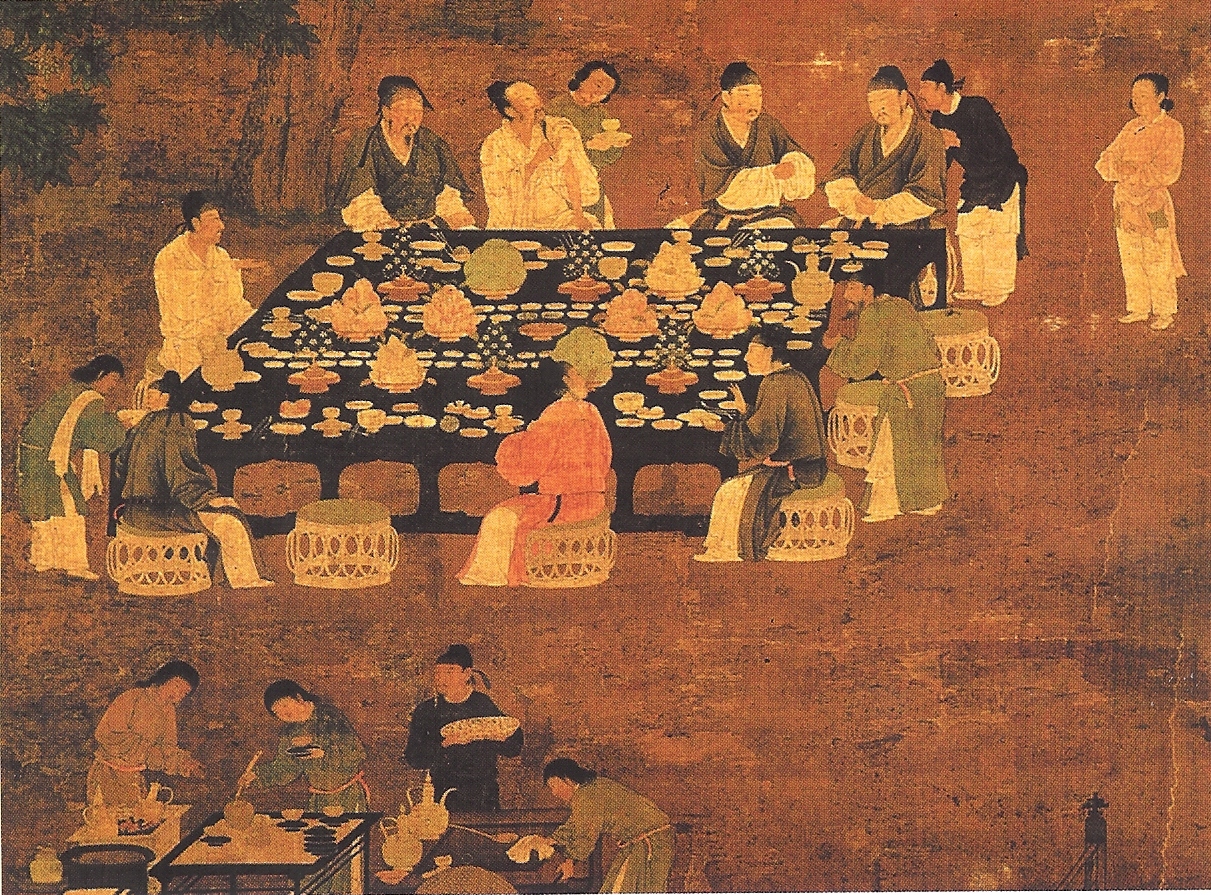 1211x895 Filesong Dynasty Elegant Party.jpg - Chinese Food Painting