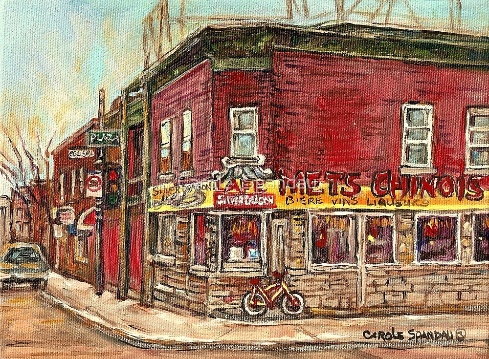 1000x735 Silver Dragon Chinese Food Verdun Restaurant Montreal Winter - Chinese Food Painting