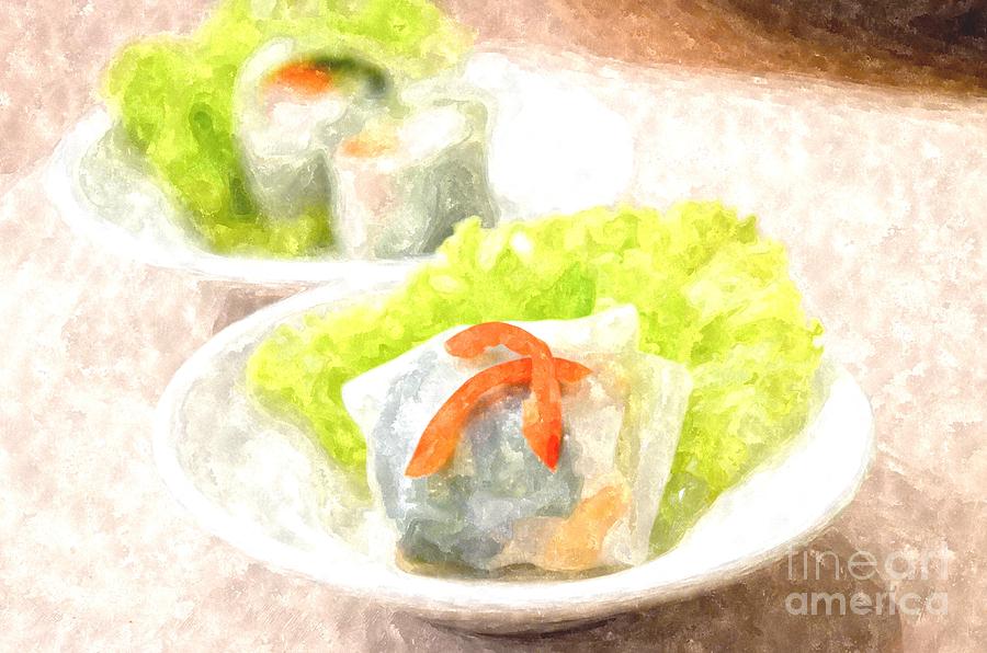 900x596 Asian Food Painting By Rakratchada Torsap - Chinese Food Painting