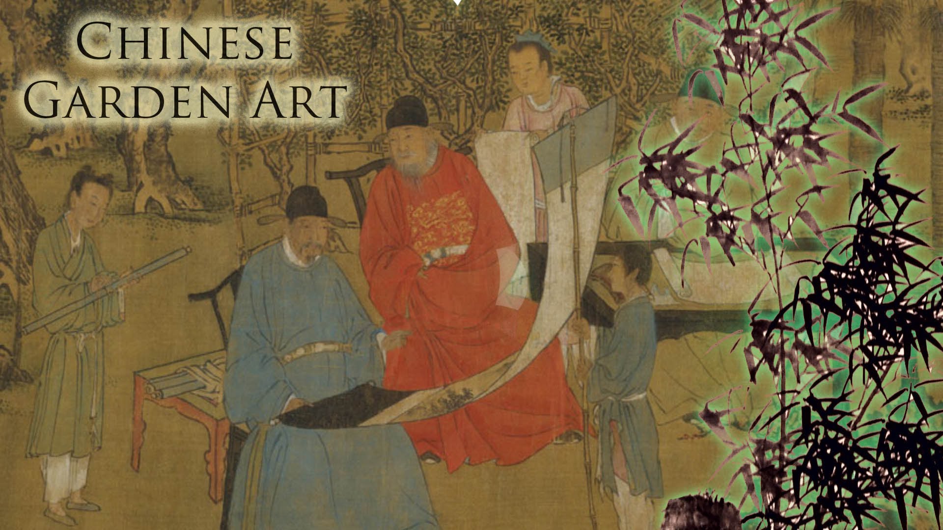 1920x1080 Discovering China - Chinese Garden Painting