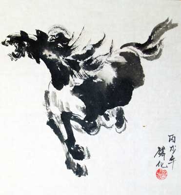 371x400 Chinese Horse Paintings - Chinese Horse Painting
