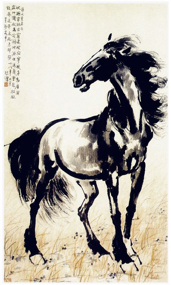 589x980 Chinese Horse Painting Horses Are Art Horse - Chinese Horse Painting