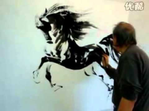 480x360 Painting Chinese Horses - Chinese Horse Painting