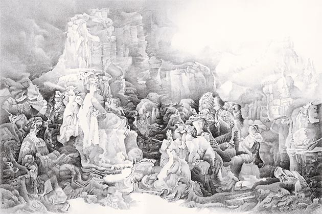 630x418 Chinese Ink Painting Meets The Old Masters Southwest Journal - Chinese Ink Painting