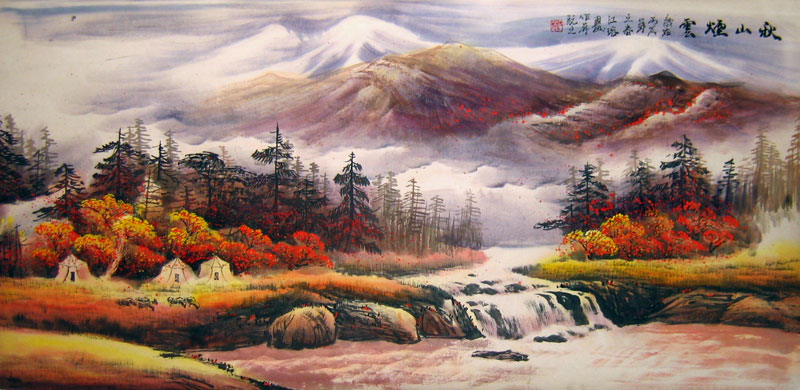 800x390 The Autumn - Chinese Landscape Painting
