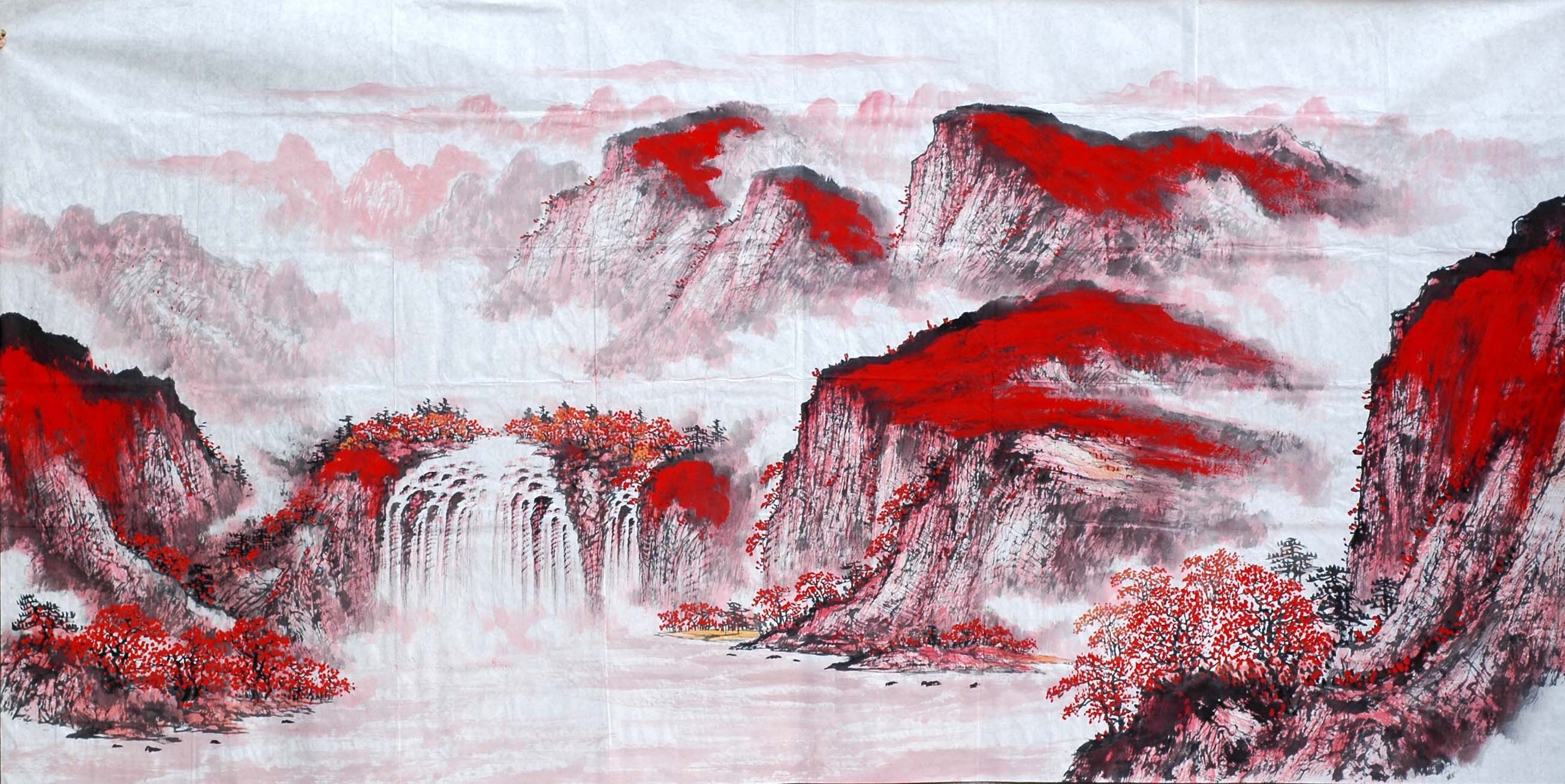 2611x1309 Chinese Landscape Painting - Chinese Landscape Painting