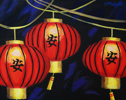 250x198 Lantern Paintings - Chinese Lantern Painting