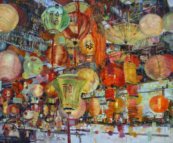 576x475 Carol Stewart - Chinese Lantern Painting