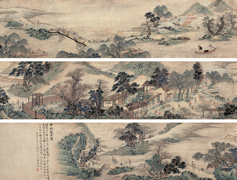 808x614 Chinese Paintings About Mid Autumn Festival[1] - Chinese Moon Painting