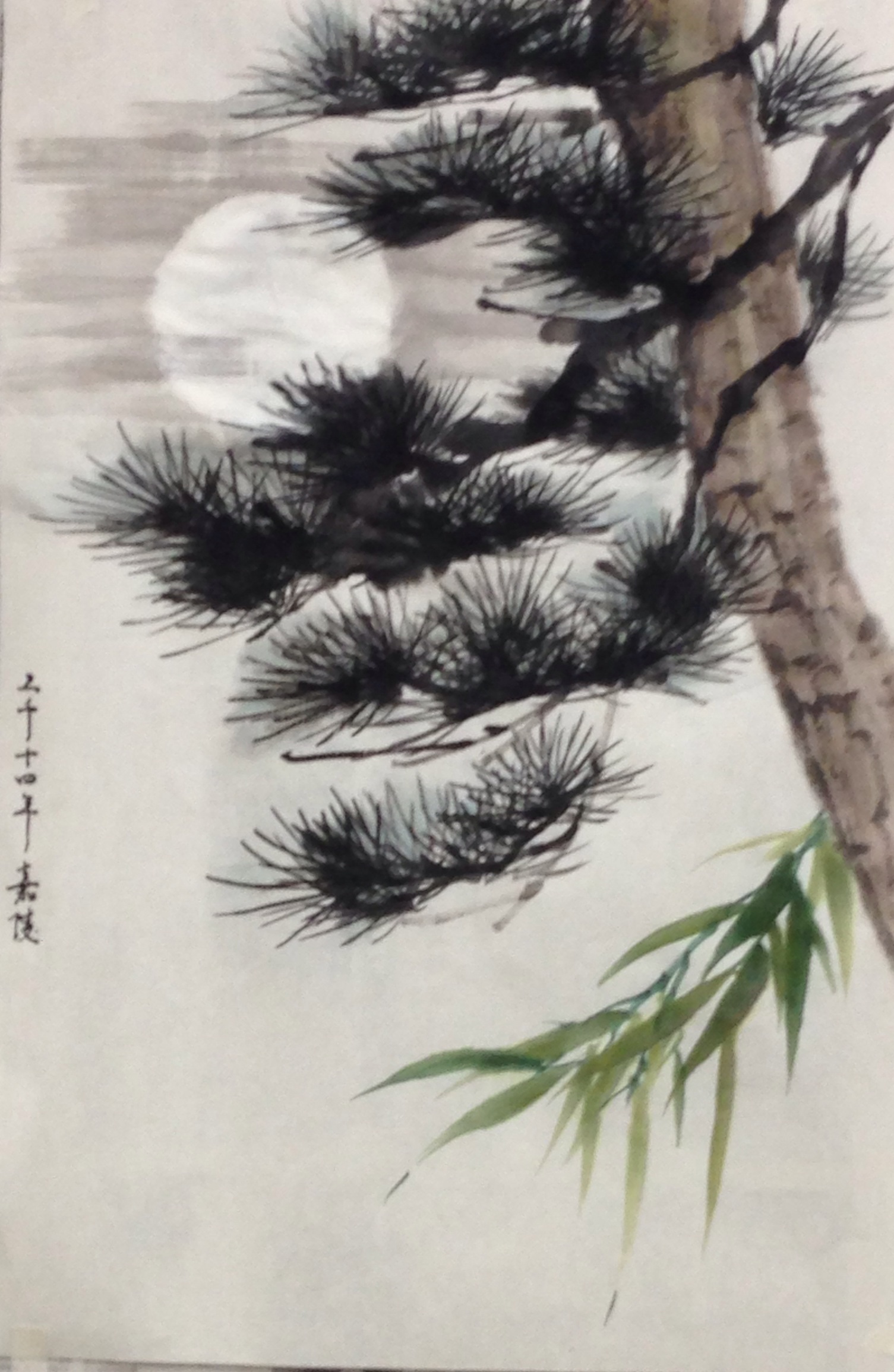 1505x2311 Demo Painting 2014 - Chinese Moon Painting