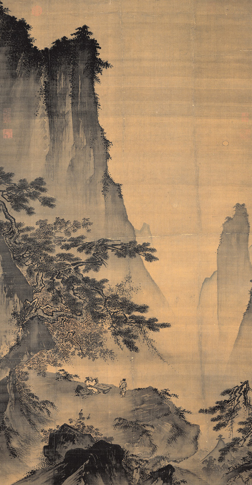 519x1000 Ma Yuan Paintings Chinese Art Gallery China Online Museum - Chinese Moon Painting