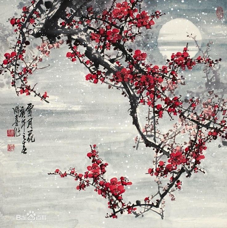 736x740 624 Best Chinese Painting Images On Chinese Painting - Chinese Moon Painting