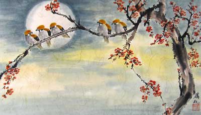 400x229 Chinese Animal Paintings - Chinese Moon Painting