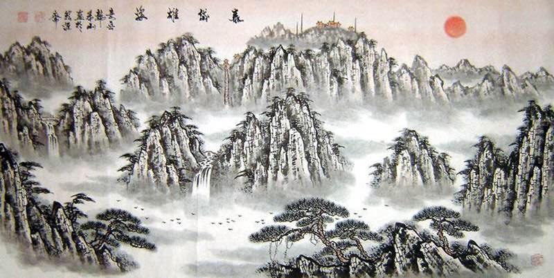 800x402 Page 2 Chinese Mountain Painting, Chinese Paintings Of Mountains - Chinese Mountain Painting