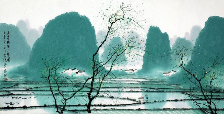 736x377 Chinese Mountain - Chinese Mountain Painting