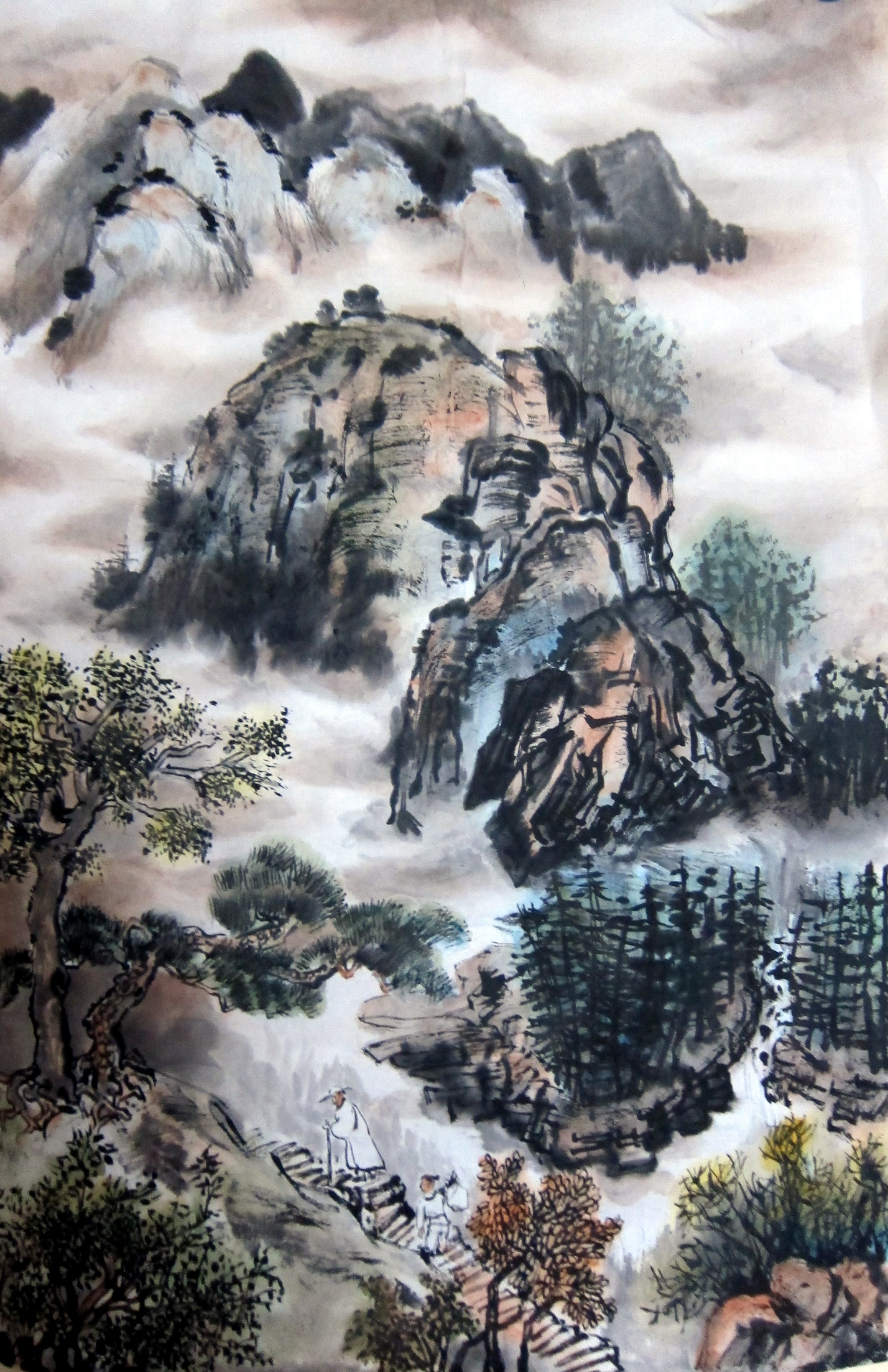 2124x3282 Chinese Painting Yipsss - Chinese Mountain Painting