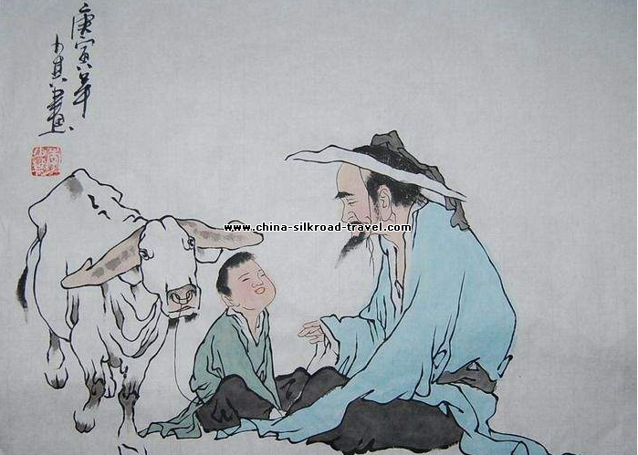 699x499 Traditional Chinese Painting China Silk Road Travel - Chinese Painting