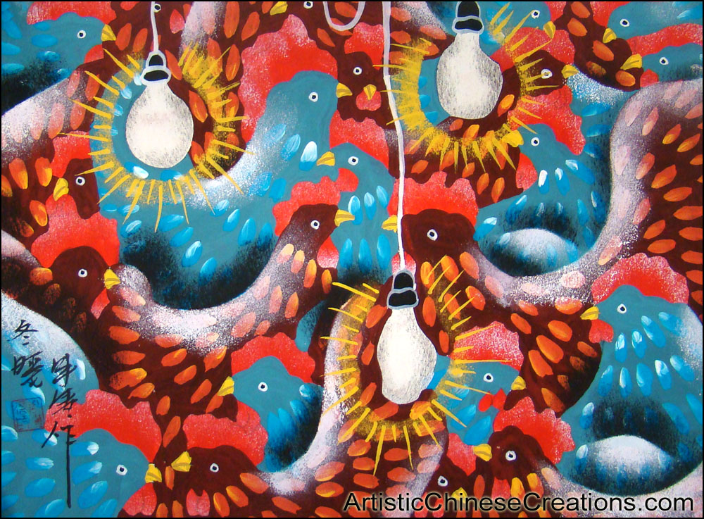 1000x737 Chinese Peasant Painting - Chinese Peasant Painting