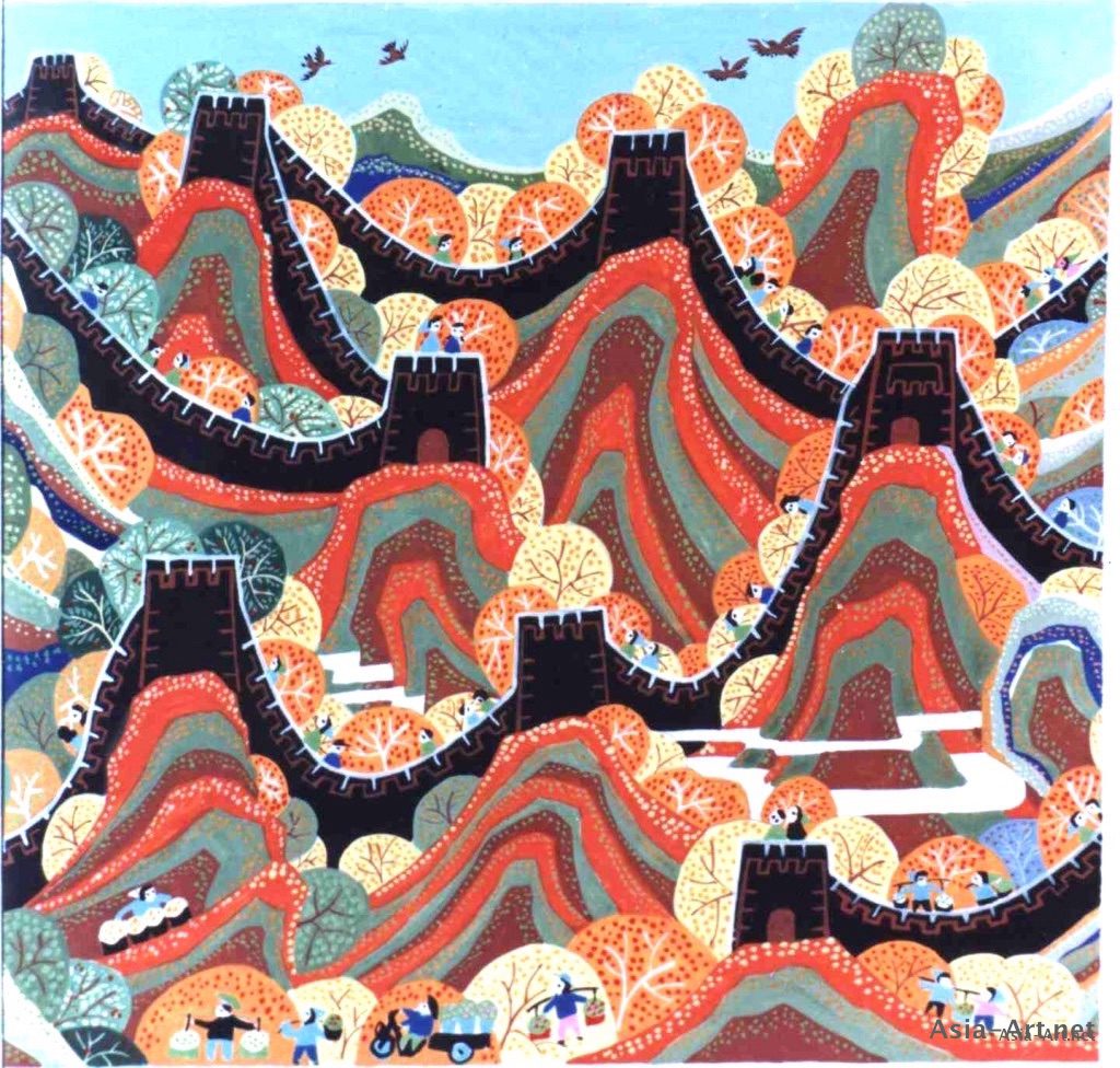 1024x976 Collector Of Chinese Peasant Paintings Grant Hou Asia - Chinese Peasant Painting