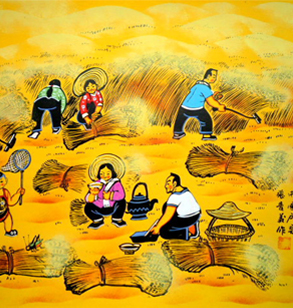 293x308 Jinshan Peasant Painting - Chinese Peasant Painting