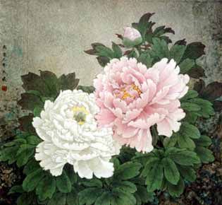 315x290 Chinese Painting Peonies In Spring Chinese Paintings Peony - Chinese Peony Painting
