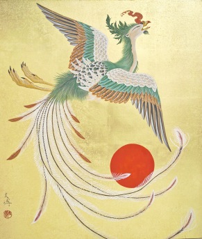 291x343 Asia Contemporary Art Takehiro Kato - Chinese Phoenix Painting