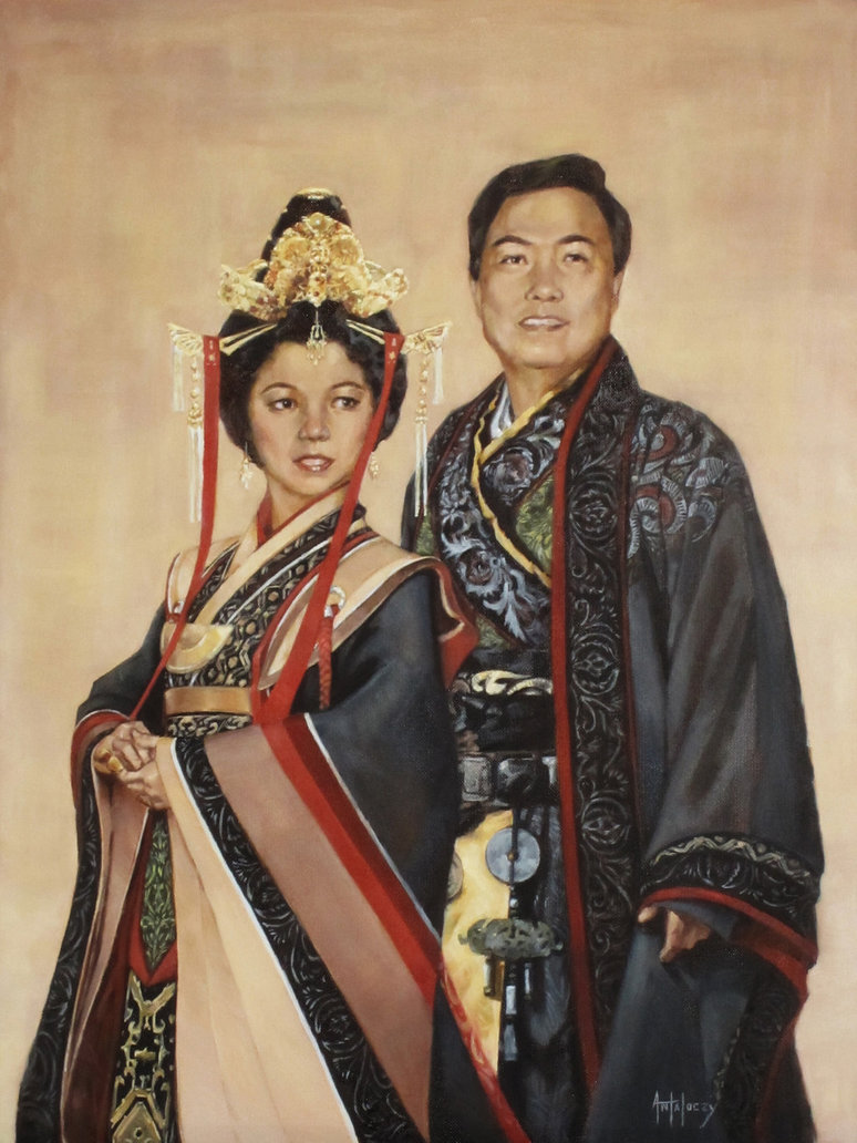 774x1032 Traditional Chinese Portrait By Adamantaloczy - Chinese Portrait Painting
