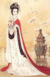 163x249 Perfect Costume Hanfu In The Chinese Paintings - Chinese Princess Painting
