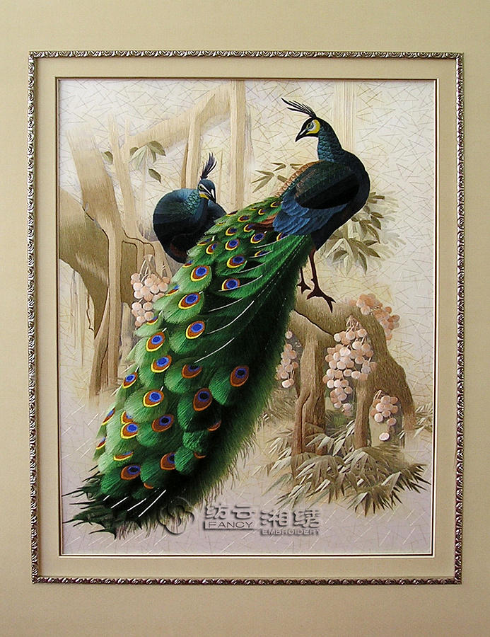 693x900 Chinese Hand Silk Embroidery Artwork Painting By Belinda - Chinese Silk Art Painting