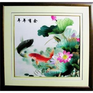 300x300 Hand Embroidery Silk Art - Chinese Silk Art Painting