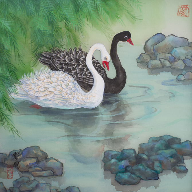 670x670 Chinese Silk Painting - Chinese Silk Painting