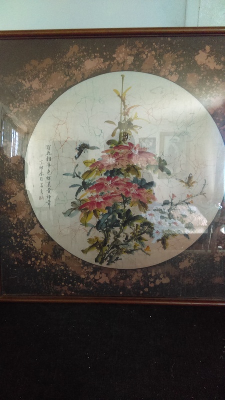 450x800 Chinese Oil Painting On Silk Value - Chinese Silk Painting Value