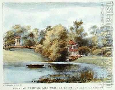 400x313 Chinese Temple And Temple Of Eolus, Kew Gardens, Plate 16 From Kew - Chinese Temple Painting