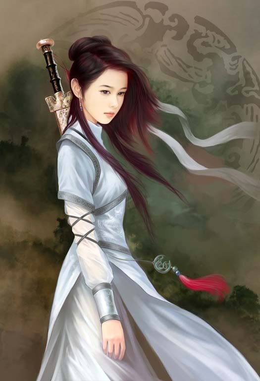 525x768 Traditional Chinese Painting Of Beautiful Women Midori Sighed - Chinese Warrior Painting