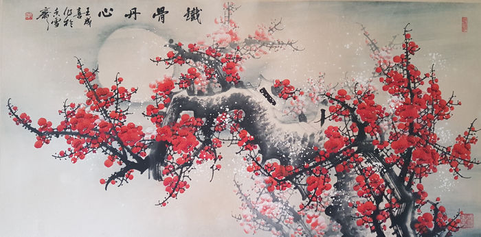 700x346 Hand Painted Chinese Water Ink - Chinese Water Painting