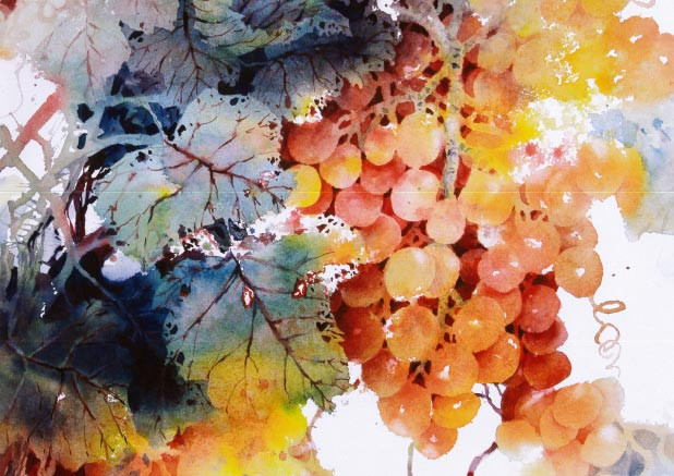 618x437 Chinese Watercolor Journeys With Lian Quan Zhen Book - Chinese Watercolor Painting