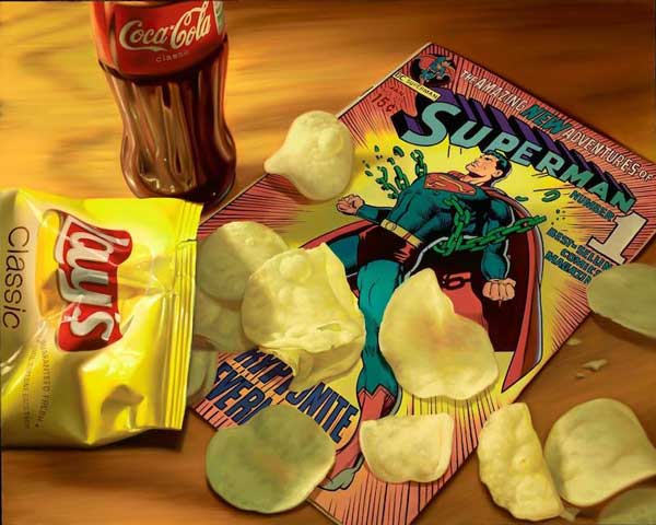 600x480 Artist's Oil Paintings Are So Lifelike They Are Often Mistaken - Chips Painting